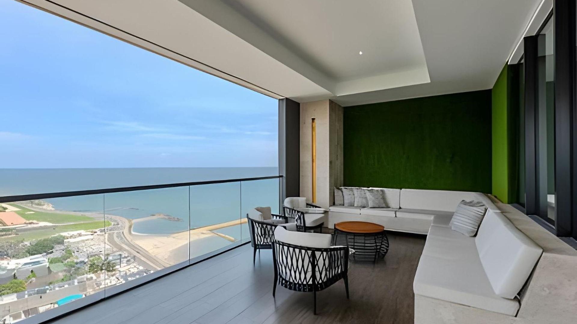 Vista Al Mar/ Centro Histórico/ Nuevo Piso 26 1br Apartamento Cartagena