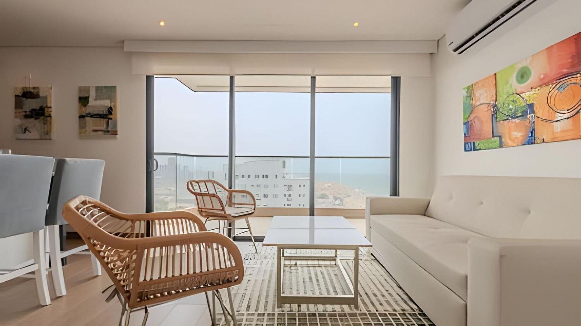 Apartamento Vista Al Mar/ Centro Histórico/ Nuevo Piso 26 1br