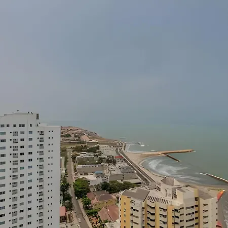 Apartamento Vista Al Mar/ Centro Histórico/ Nuevo Piso 26 1br *
