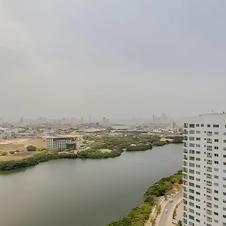 Apartamento Vista Al Mar/ Centro Histórico/ Nuevo Piso 26 1br Cartagena