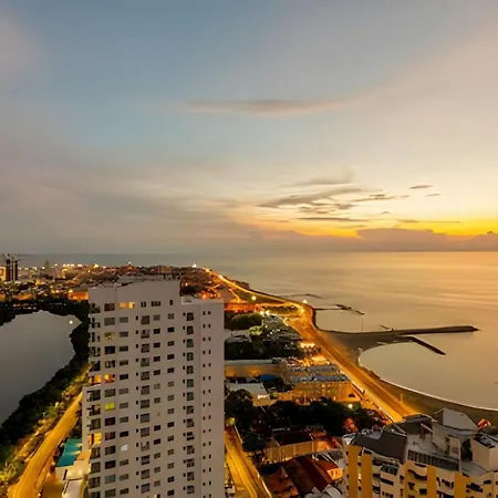Apartamento Vista Al Mar/ Centro Histórico/ Nuevo Piso 26 1br