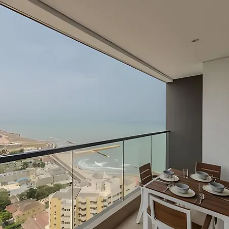 Apartamento Vista Al Mar/ Centro Histórico/ Nuevo Piso 26 1br