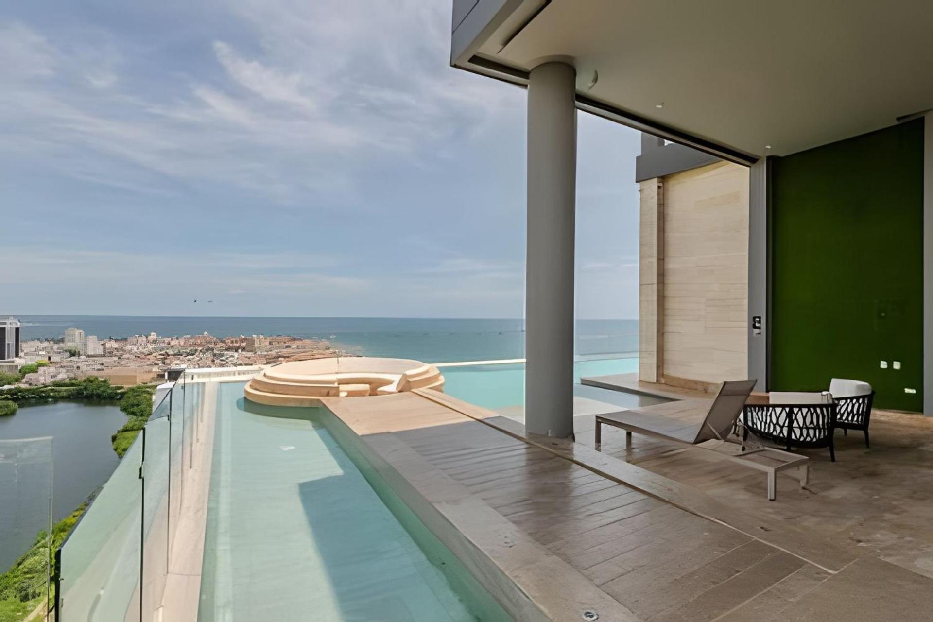 Vista Al Mar/ Centro Historico/ Nuevo Piso 26 1br Apartamento