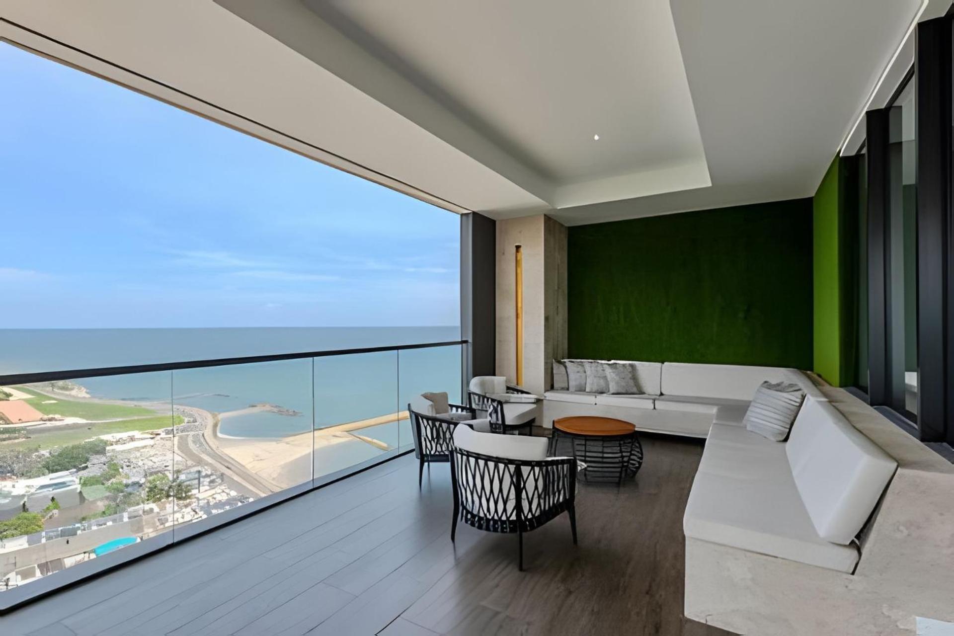 Vista Al Mar/ Centro Historico/ Nuevo Piso 26 1br Apartamento Cartagena