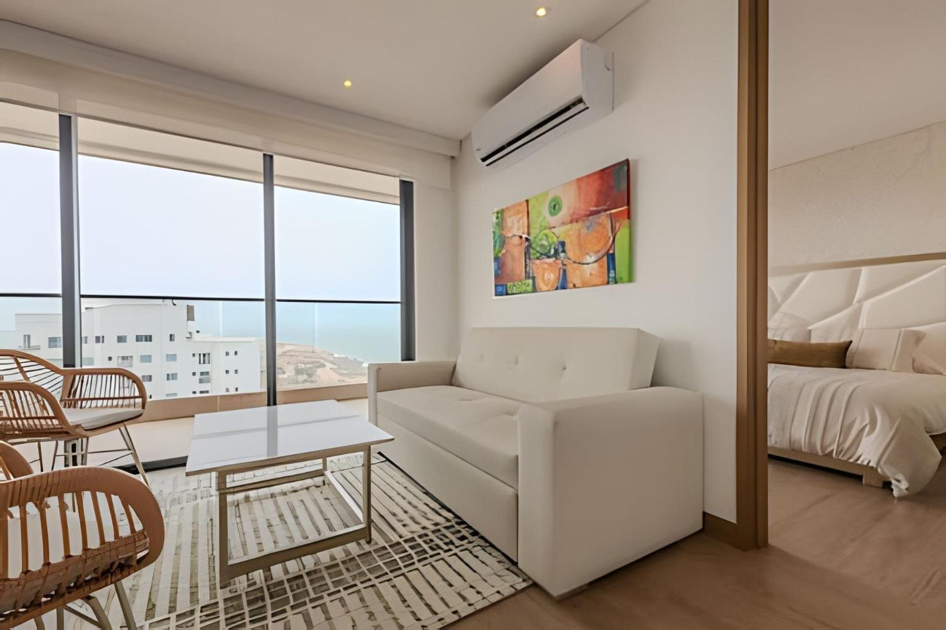 Vista Al Mar/ Centro Historico/ Nuevo Piso 26 1br Apartamento